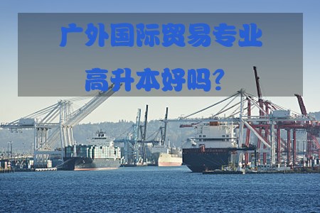 广外国际贸易专业高升本好吗？(图1)